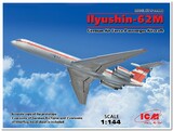 Ил-62М пассажирский самолет ВВС Германии - 14406 ICM 1:144