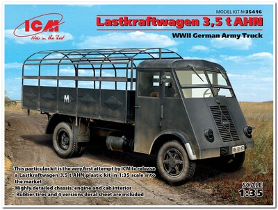 Lastkraftwagen 3.5t AHN грузовой автомобиль Вермахта - 35416 ICM 1:35