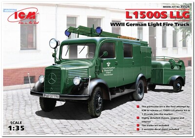 L1500S LLG легкая пожарная машина - 35526 ICM 1:35