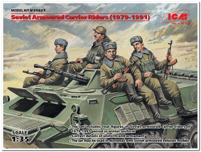 Десантники Советской Армии на бронетехнике ДРА (1979-1991) - 35637 ICM 1:35