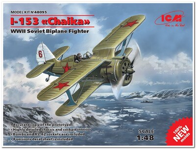 И-153 Советский истребитель-биплан - 48095 ICM 1:48