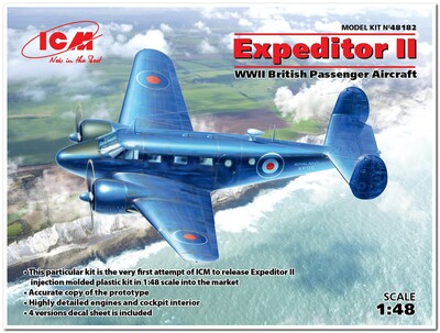 Expeditor Mk.II пассажирский самолет RAF - 48182 ICM 1:48