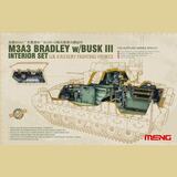 US Cavalry Fighting Vehicle M3A3 Bradley w/BUSK III Interior Set - SPS-017 Meng 1:35