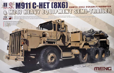 Ошкош М911 тягач с полуприцепом М747. SS-013 Meng 1:35