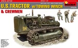 D7 тяжелый трактор с буксирной лебедкой и экипажем - 35225 MiniArt 1:35