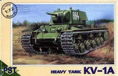 Тяжёлый танк КВ-1А. PST 1:72