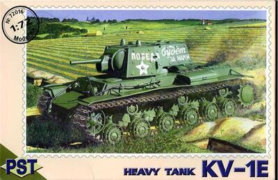 Тяжёлый танк КВ-1Э. PST 1:72