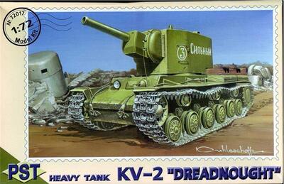 Штурмовой танк КВ-2. PST 1:72