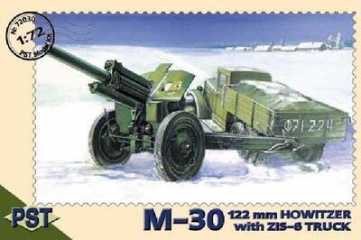 Пушка М-30 и грузовик ЗиС-6. PST 1:72