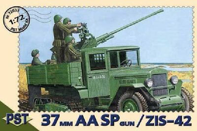 Зенитное орудие 61-К в кузове ЗиС-42. PST 1:72