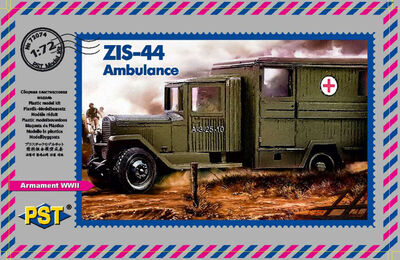 ЗиС-44 санитарная машина. 72074 PST 1:72