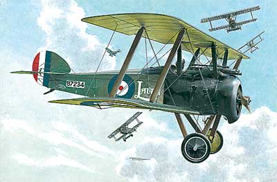 Sopwith F.1 Camel с мотором Bentley - 053 Roden 1:72