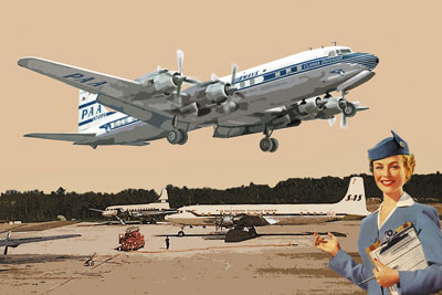 DC-7C Pan American - 301 Roden 1:144