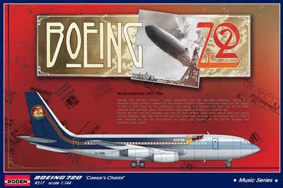 Boeing 720 Caesar Chariot - 317 Roden 1:144