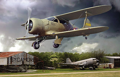 Beechcraft UC-43 Staggerwing - 442 Roden 1:48