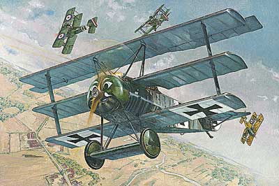 Fokker F.I Dreideker прототип - 605 Roden 1:32