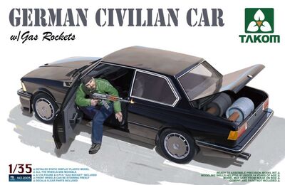 German Civilian Car W/Gas Rockets - 2005 Takom 1:35