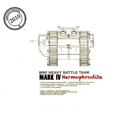 Mark IV Hermophrodite WWI тяжелый танк - 2010 Takom 1:35