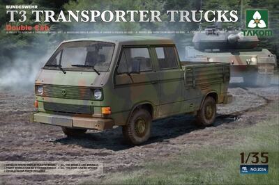 Bundeswehr T3 Transporter Trucks Double Cab - 2014 Takom 1:35