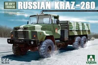 КрАЗ-260 (KrAZ-260) тяжелый грузовик - 2016 Takom 1:35