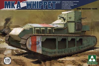 Mark A Whippet WWI средний танк - 2025 Takom 1:35