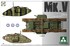 Mk.V 3 in 1 (Male, Hermaphrodite, Female) WWI тяжелый танк - 2034 Takom 1:35