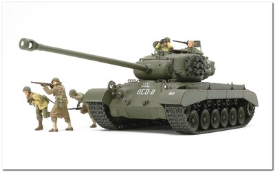 Супер Першинг (T26E4 Super Pershing) тяжелый танк - 35319 Tamiya 1:35