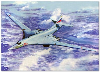 Ту-160 стратегический бомбардировщик - 01620 Trumpeter 1:72