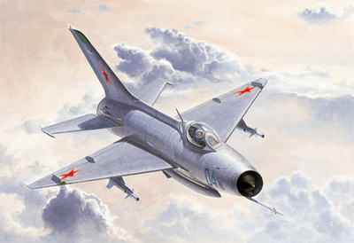 МиГ-21Ф-13 истребитель - 02858 Trumpeter 1:48