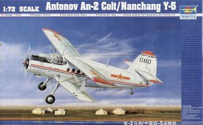 Ан-2 Colt пассажирский самолет - 01602 Trumpeter 1:72