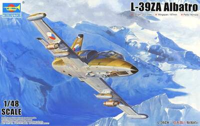 L-39ZA Albatros учебно-боевой самолет - 05805 Trumpeter 1:48
