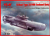 Zeehund сверхмалая подлодка Кригсмарине поздних серий - S.007 ICM 1:72