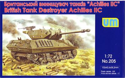 Achilles IIC британский истребитель танков - UM-205 Unimodel 1:72
