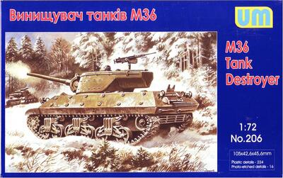 M36 истребитель танков - UM-206 Unimodel 1:72