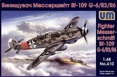Messerschmitt Bf 109G-6/R3/R6 - UM-410 Unimodel 1:48