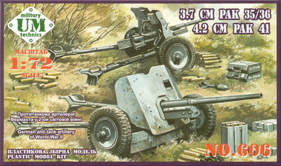 37-мм PAK-35/36 и 42-мм PAK-41 - UMmt-606 UM Military Technics 1:72