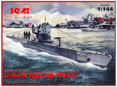 Тип IIB (1943) Германская подводная лодка - S.010 ICM 1:144