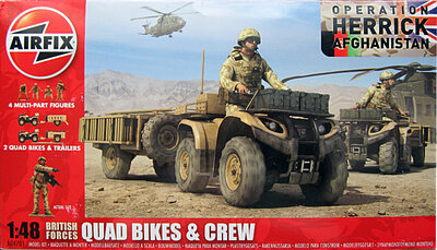 British Forces Quad Bikes & Crew - A04701 Airfix 1:48