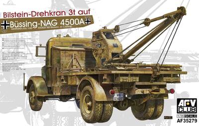 Bilstein-Drehkran 3t auf Bussing-NAG 4500A автокран - AF35279 AFV Club 1:35