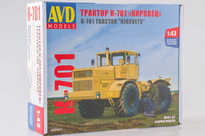 К-701 «Кировец» трактор. AVD6001 Автомобиль в деталях 1:43