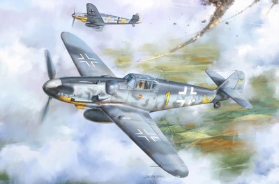 Messerschmitt Bf.109G-6 истребитель - Bf-001 Border Model 1:35