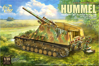 15cm s.FH 18/1 Hummel Sd.Kfz.165 Early САУ - BT-032 Border Model 1:35