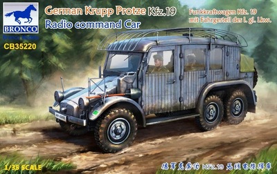 CB35220 Krupp Protze Kfz.19 Radio Command Car Bronco 1:35