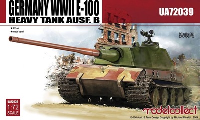 Е-100 Ausf. B проект тяжелого танка. UA72039 Modelcollect 1:72