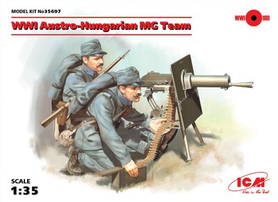 Австро-венгерский пулеметный расчет - 35697 ICM 1:35