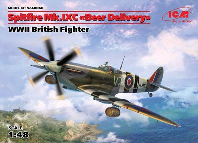 Spitfire Mk.IXC Beer Delivery истребитель - 48060 ICM 1:48