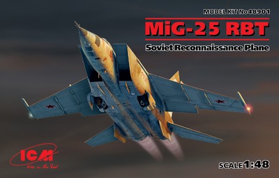 МиГ-25 РБТ самолет-разведчик - 48901 ICM 1:48