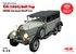 G4 (1935) с тентом представительский автомобиль (сборка без клея) - 72472 ICM 1:72