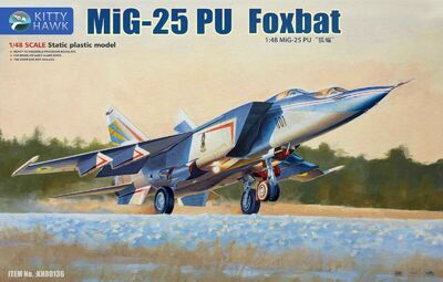 МиГ-25ПУ учебно-боевой перехватчик - KH80136 Kitty Hawk 1:48
