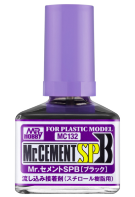 Mr.Cement SP Black клей черный - MC-132 Mr.Hobby 1:40 мл